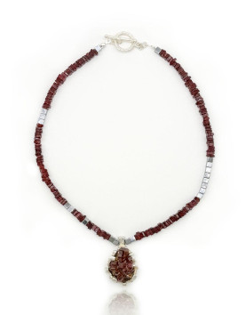 Scarlet Vanadinit Dizi Kolye