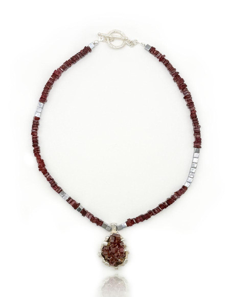 Scarlet Vanadinit Dizi Kolye