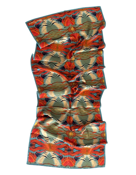 Solaria Saten İpek Eşarp