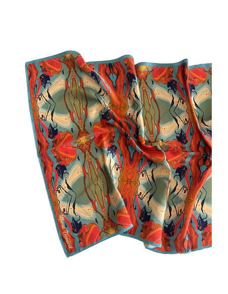 Solaria Saten İpek Eşarp