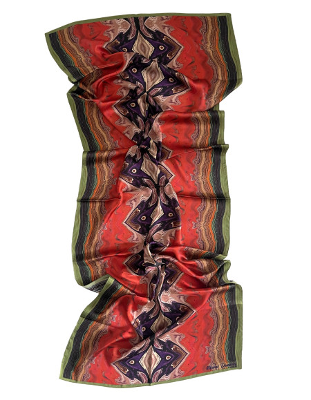 Zelinor Saten İpek Eşarp