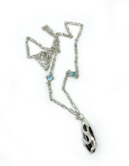 Arion Boulder Opal & Topaz Taşlı Kolye