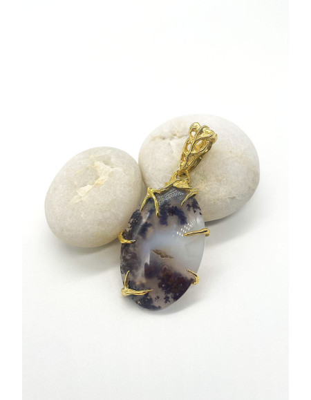 Dolina Moss Agat Kolye