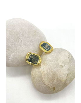 Fiora Moss Agat Küpe