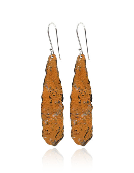 Neyra Turuncu Patina Küpe