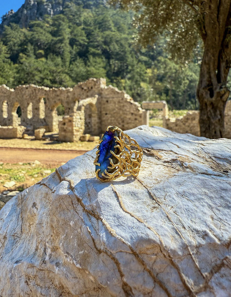 Arwen Labradorit Yüzük
