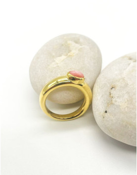 Joy Pembe Opal Yüzük