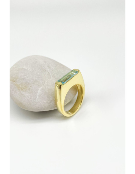 Nara Akuamarin Yüzük