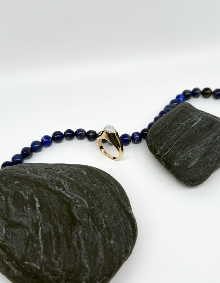 Nivara Rainbow Aytaşı Gümüş Yüzük